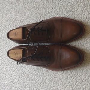 Warfield & Grand Fremont Leather Oxford Shoes (Brown)  10